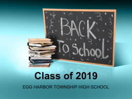 Class of 2018 - the Egg Harbor Township School District