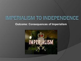 Imperialism Consequences
