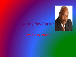 Kenny Ray Carter