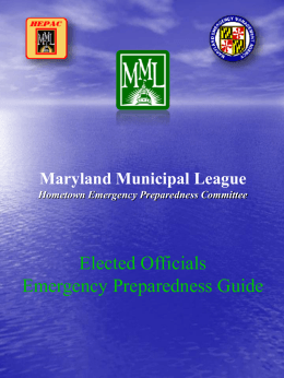 A Guide for Municipalities - Maryland Municipal League