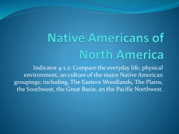 Native Americans of North America PPT