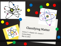 Atoms and Atomic Theory PowerPoint