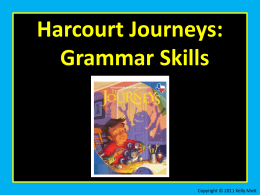 Unit 1 Lesson 5 Grammar Skills Nouns Common Proper