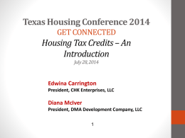 What is the Housing Tax Credit (HTC) Program?