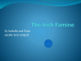 IRISH FAMINE