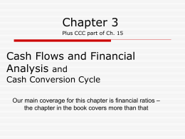 Cash Flows and Financial Analysis