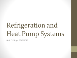 Refrigeration and Heat Pump Systems