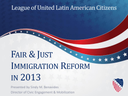 Immigration Reform Presentation