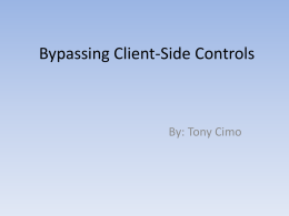 Bypassing Client