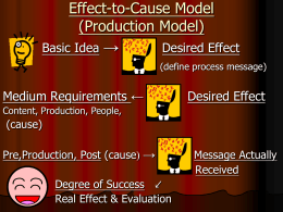 Effect-to-Cause Model