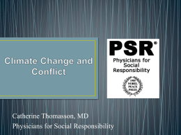PowerPoint Presentation - Physicians for Social Responsibility