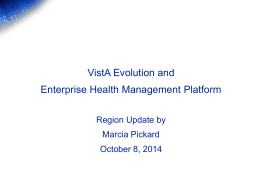 Enterprise Health Management Platform (eHMP)