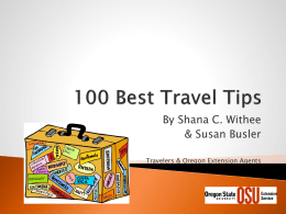 100 Best Travel Tips