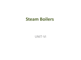 Steam Boilers - Mechatronics 2k14