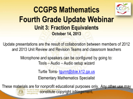 Oct14_Math4thUnit3Update - Georgia Mathematics Educator