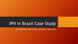 IPH in Brazil Case Study