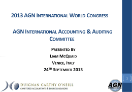 Present - AGN International