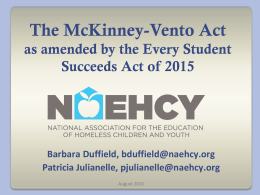 view the presentation - The National Association for the Education of