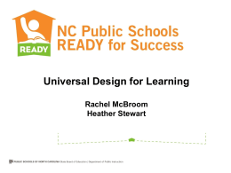 Universal Design for Learning - rt3region4