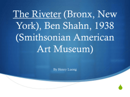 The Riveter (Bronx, New York), Ben Shahn, 1938 - Chapman-CWHS