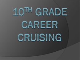 Career Cruising Fall 2015