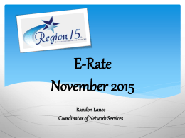 E-Rate Presentation