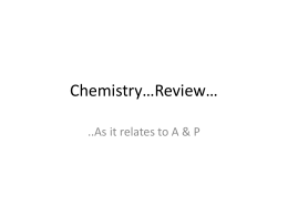 Chemistry*Review*