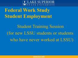 Work Study Student Employment Automation