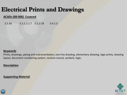 Electrical Prints and Drawings - Regional Center for Nuclear