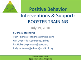 PBIS_Booster_training_7.19.10