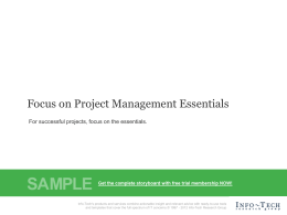 Project Management Essentials-Sample - Info