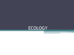 ecology - capebio