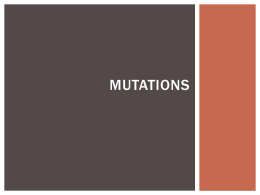 MUTATIONS
