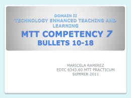 mtt competency 7 bullets 10-18