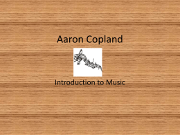 Aaron Copland - WordPress.com
