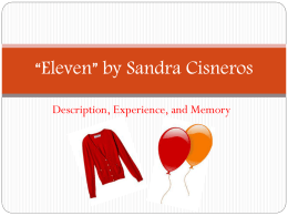 *Eleven* by Sandra Cisneros