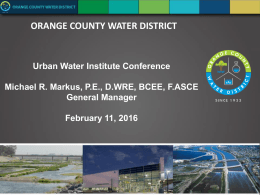 Mike Markus - Urban Water Institute