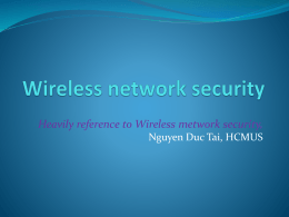 Wireless network security