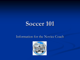 Soccer 101 PowerPoint - Dakota Alliance Soccer Club
