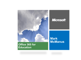 Microsoft - Office 365 EduGeek