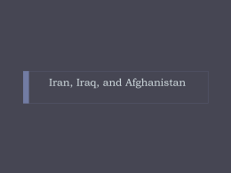 Iran, Iraq, and Afghanistan - WorldGeo