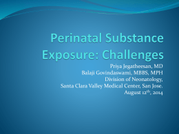 Perinatal Substance Exposure