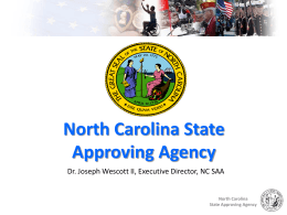 North Carolina State Approving Agency