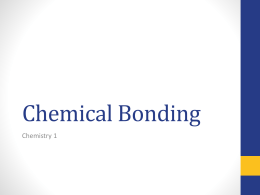 Chemical Bonding - Waukee Community School District Blogs