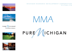 Pure Michigan and You PowerPoint