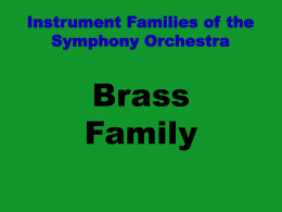 Brass Family: Lesson 4 - Wheelersburg High School