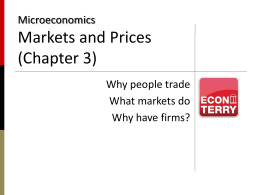Slides: "Markets and Prices"