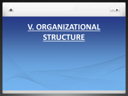 b. traditional organizational structures