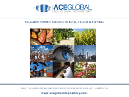View the Slide show - ACE GLOBAL Depository