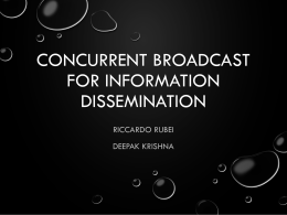 Concurrent Broadcast for Information Dissemination.
